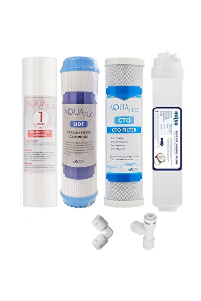 MİLSUART Açık Kasa Su Arıtma Cihazı 4lü Filtresi Gaclı