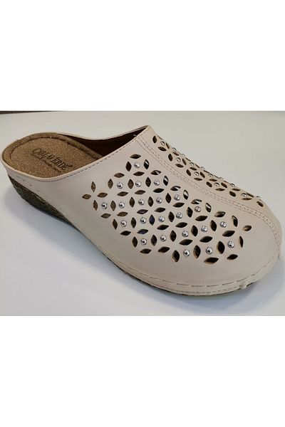 CARLA VERDE Zenne Comfort Slippers Beige