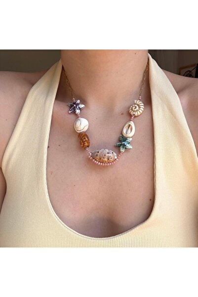 Alice İsstanbul Seramik Deniz Kabuklu Kolye