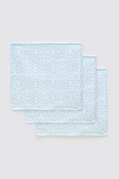 Atelier Babbi 100% Cotton 3-Piece Mouth Cloth Set - Tie-Dye / Blue