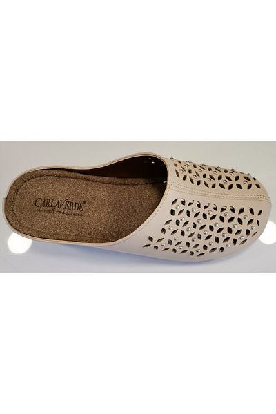 CARLA VERDE Zenne Comfort Slippers Beige