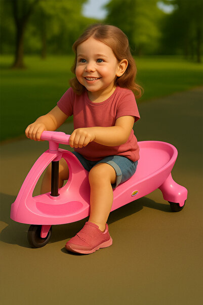 hak-iş oyuncak Swing Car Karınca Kaykay Pembe