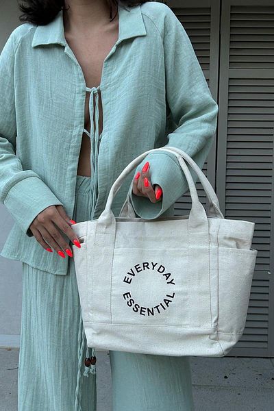 Shule Bags Benjamin Everyday Cream - Τσάντα καμβά