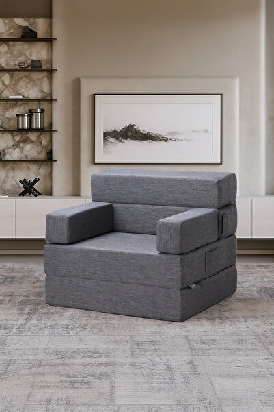 Homedius Melisa Tek Kişilik Katlanır Yatak Katlanır Koltuk - 70x200x14 Cm