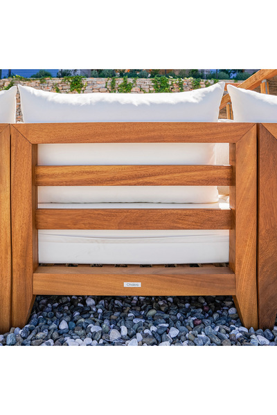 Chakra Rio Orta Sehpa 130x130x30 Cm Natural