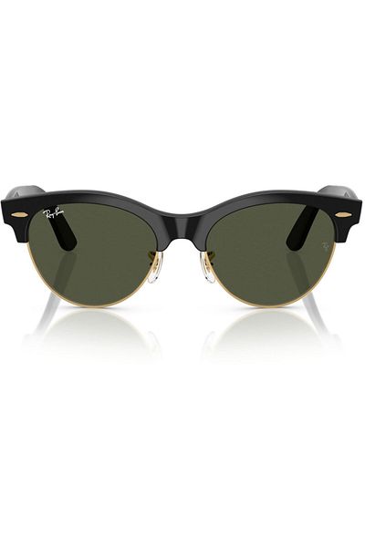 Ray-Ban Rb 2341 90131 51 Clubmaster Way Unisex Oval Black Combined Sunglasses