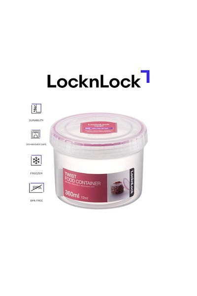 locknlock Twist Food Container 360ml