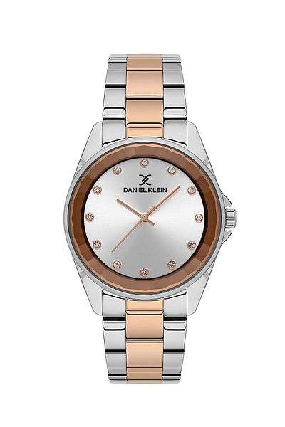 Daniel Klein Rose Steel Bracelet Women's Wristwatch Gift Bracelet