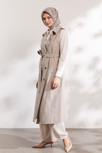 Setrms Uzun Kruvaze Yelek