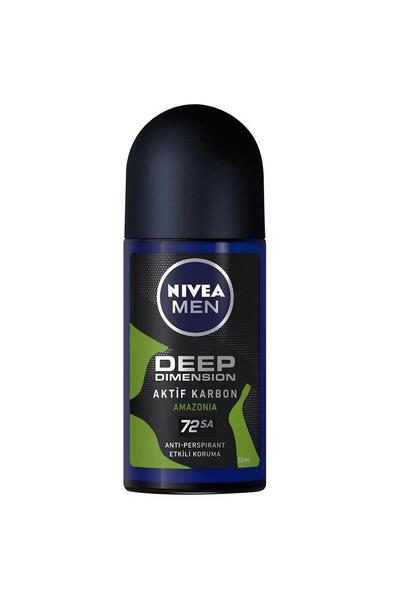 NIVEA Men Deep Dimension Amazonia Erkek Deodorant Roll-On 50 ml