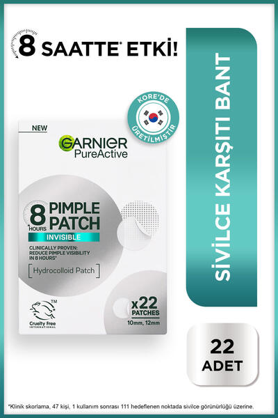 Garnier Pimple Patch 44'lü Sivilce Bandı / Hidrokolloid Bant / Akne Karşıtı 44lü Bant