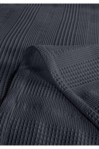 Evim 100% Cotton Exclusive Navy Blue Double Pique Set 200 X 230 cm