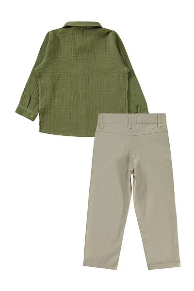 Civil Boys 2-5 Years Boy Khaki Suit Set