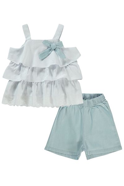 Civil Girls 2-5 Years Old Girl's Ecru Suit Set