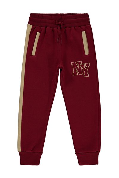 Civil Boys Boy's Sweatpants 10-13 Years Old Claret Red