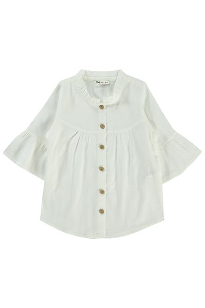 Civil Girls White Girls' Shirt 6-9 Years