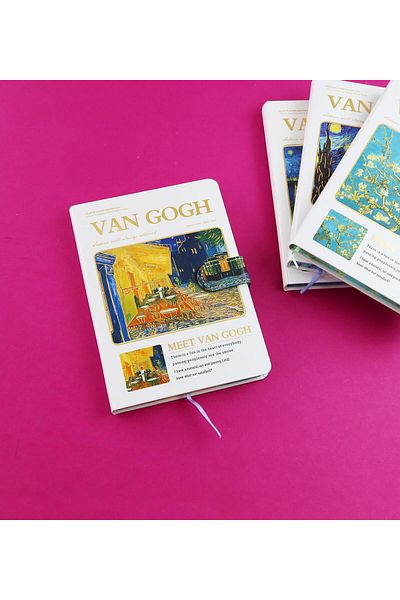 Gift Moda Van Gogh Design B6 112 Sheets Notebook Bm-1719