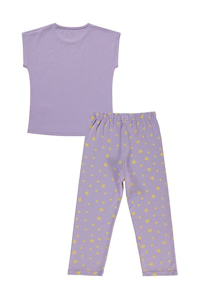 Civil Girls Girl's Pajama Set 10-13 Years Digital Lavender