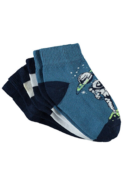 Civil Boys Boy's 3-Piece Booties Socks 2-12 Years White