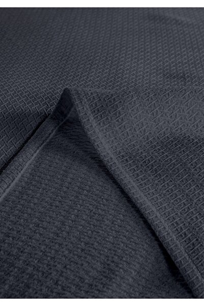 HomeBerry 100% Cotton Medusa Navy Blue Single Pique Set 160 X 230 cm