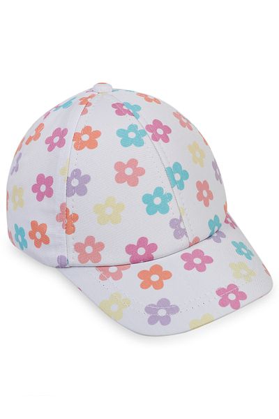 Civil Girls White Girl's Cap Hat 2-5 Years