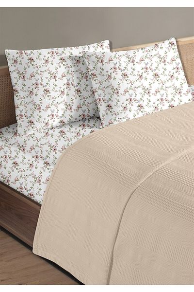 Evim 100% Cotton Exclusive Powder Single Pique Set 160 X 230 cm