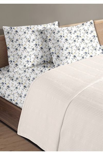 Evim 100% Cotton Exclusive Pink Double Pique Set 200 X 230 cm