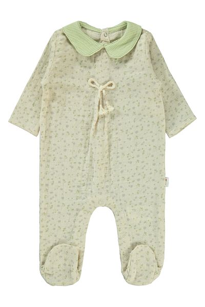 Civil Baby Baby Girl Booties Jumpsuit 3-9 Months Green