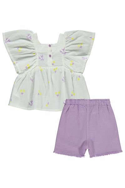 Civil Girls 2-5 Years Old Girl's Ecru Suit Set