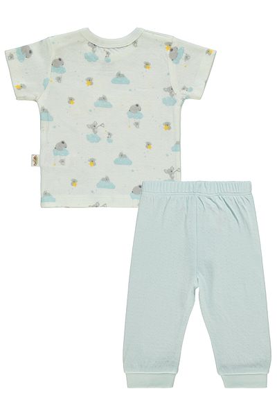 Bebetto Baby Boy Pajama Set Blue 3-18 Months