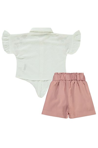 Civil Baby 6-18 Months Baby Girl Ecru Suit Set