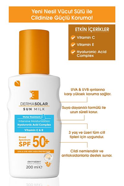 Dermabien Dermasolar ®   Sun Milk