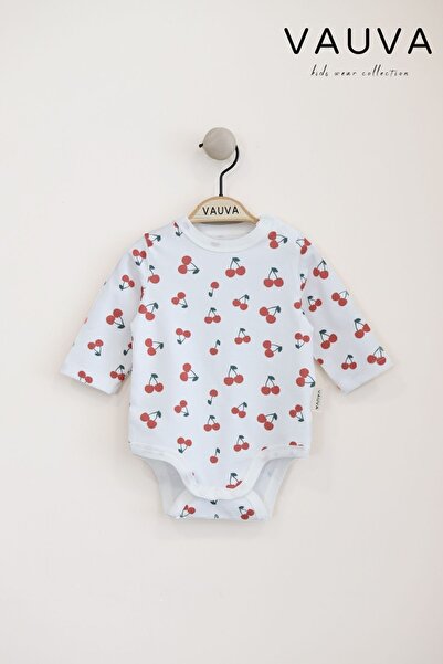 Vauva Bebek body zıbın - 3/24 Ay beden - Uzun kollu  Çıtçıtlı body