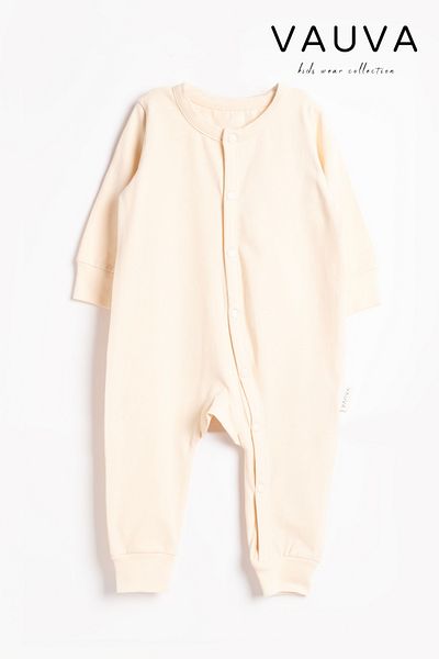 Vauva Long Sleeve Snap Romper Girls Boys Baby Kids Printed Seasonal Romper