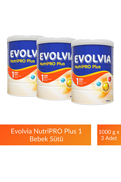 Evolvia NutriPRO Plus 1 Bebek Sütü 1000 gr x 3 Adet