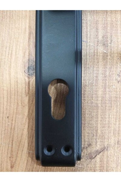 Sofuoğlu Lüx Paslanmaz Anka Aynalı Mat Siyah (YALE - CÜMLE) Kapı Kolu Alüminyum / Çelik