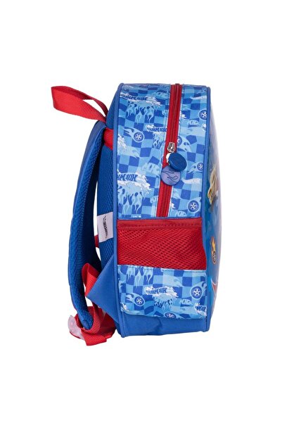 HOT WHEELS Lisanslı Anaokulu Çantası , Lisanslı Çift Gözlü Kalem Çantası - Lisanslı Alüminyum Matara Hediye