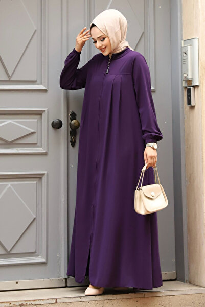 Tesettür Dünyası Purple Hijab Ferace - Braț elastic, TSD230334