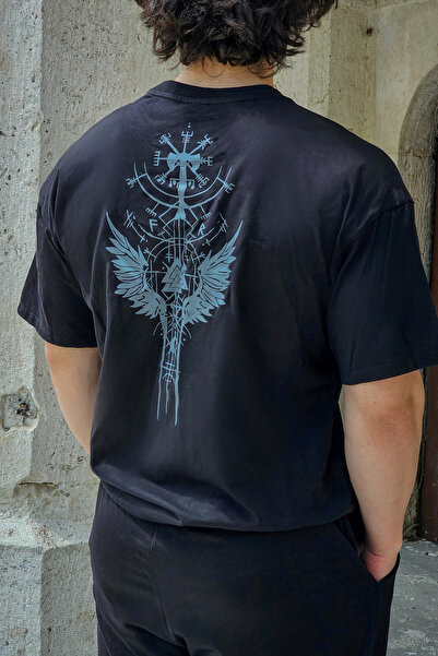 Liber Valhalla - bumbac 100% supradimensionat tricou