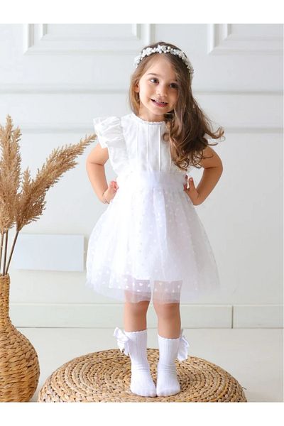 aysskids Rochie Eid pentru fete Tutu Heart