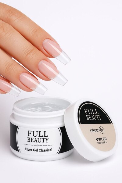 Full Beauty Protez Tırnak Jeli Builder Jel Clear Şeffaf 15ml