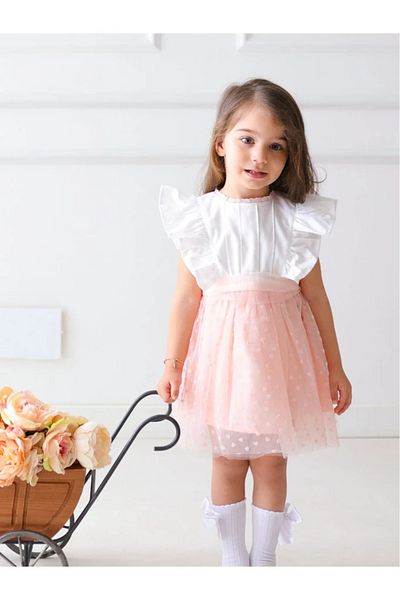 aysskids Rochie Eid pentru fete Tutu Heart