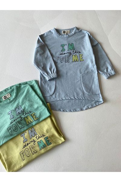 rg kidsstore Copil I'm Doing This For Me Rochie imprimată