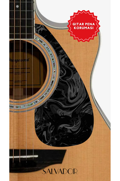 SALVADOR Pickguard Akustik Gitar Kendinden Yapışkanlı (Pena Korumalığı)