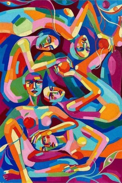 Pastelya Sayılarla Boyama Seti Çerçeveli Kasnaklı Resimde Saklı 60 x 75 cm