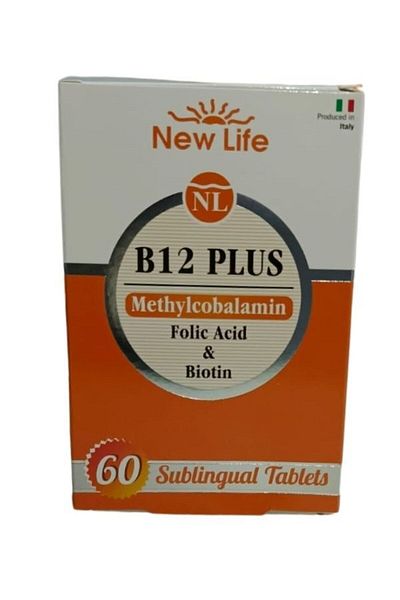 New Life B12 Plus Methylcobalamin, Folic Acid, Biotin Tablet 60 Tablets