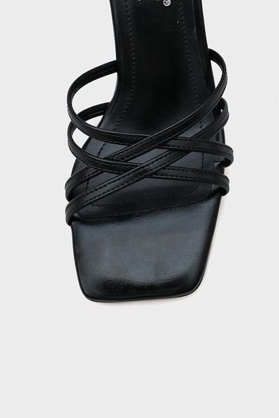 Capone Outfitters Liora Blunt Toe Heeled Strappy Women's Slippers