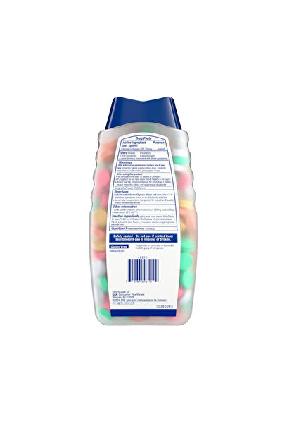 Tums Chewable Antacid for Heartburn Relief, Great for a Summer BBQ - Assorted Fruit Flavors - 330 Count