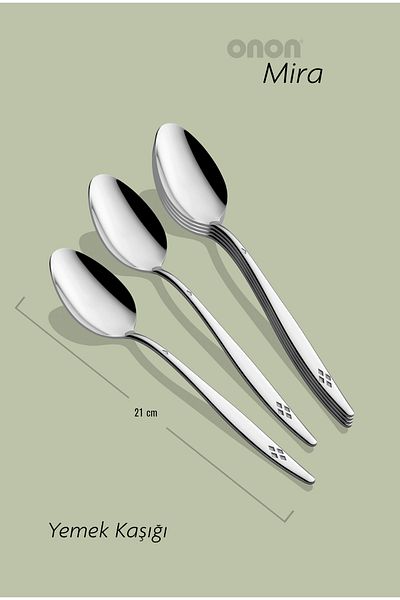 on-on Mira 6-Piece Tablespoon - 18/10
