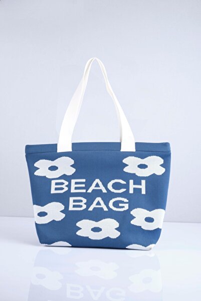 Sebir Moda Пляжна сумка з квітковим візерунком